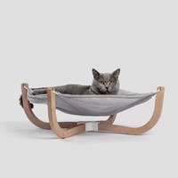 木製寵物床 - 四腳吊床