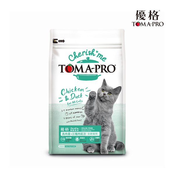 全齡貓 親親食譜乾糧 - 高肉量三種肉配方
